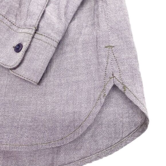 Madewell XS Purple Chambray Tomboy Workshirt - Picture 9 of 12